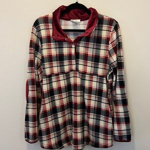 Plaid blouse